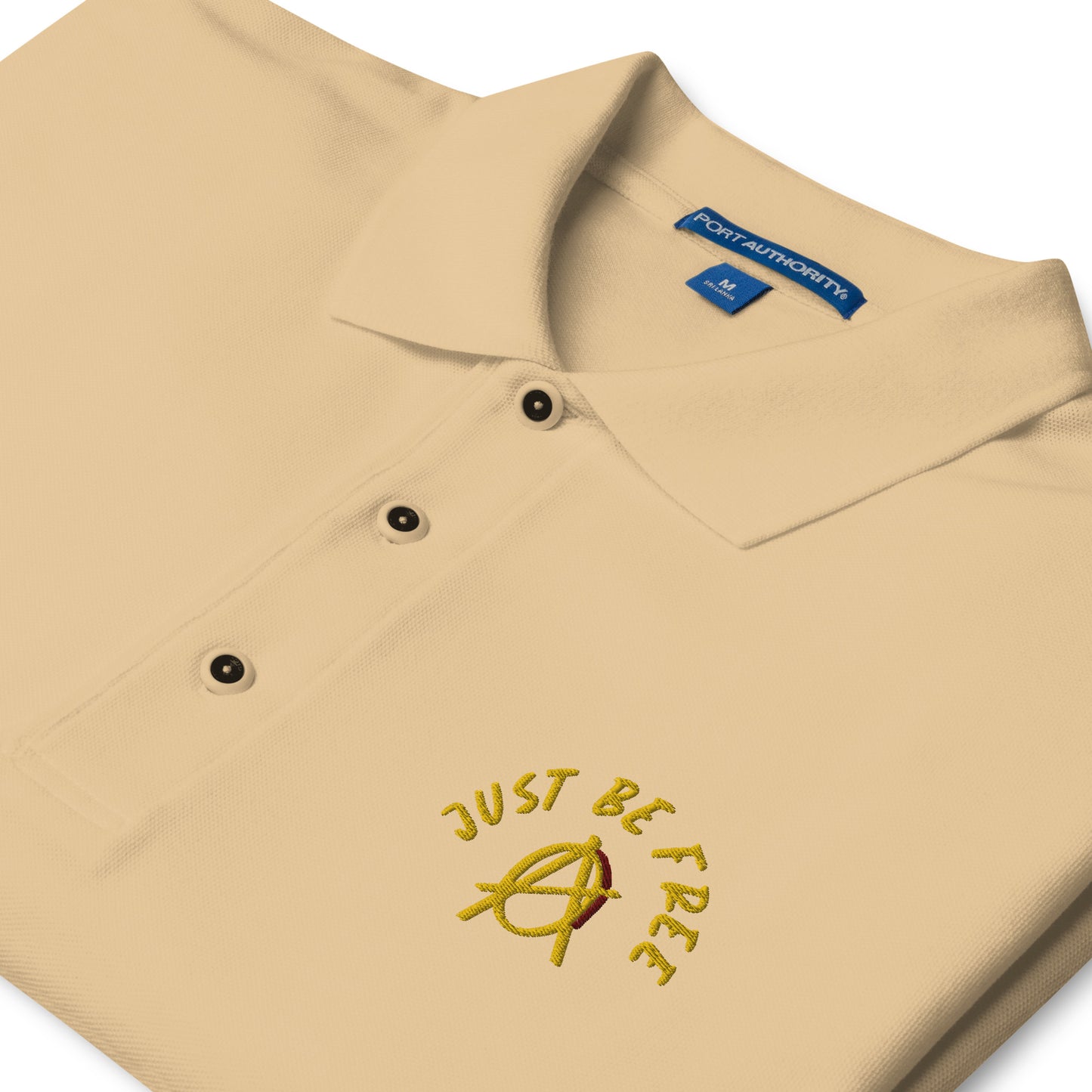 Anarchy Wear "Just Be Free" Men's Premium Polo