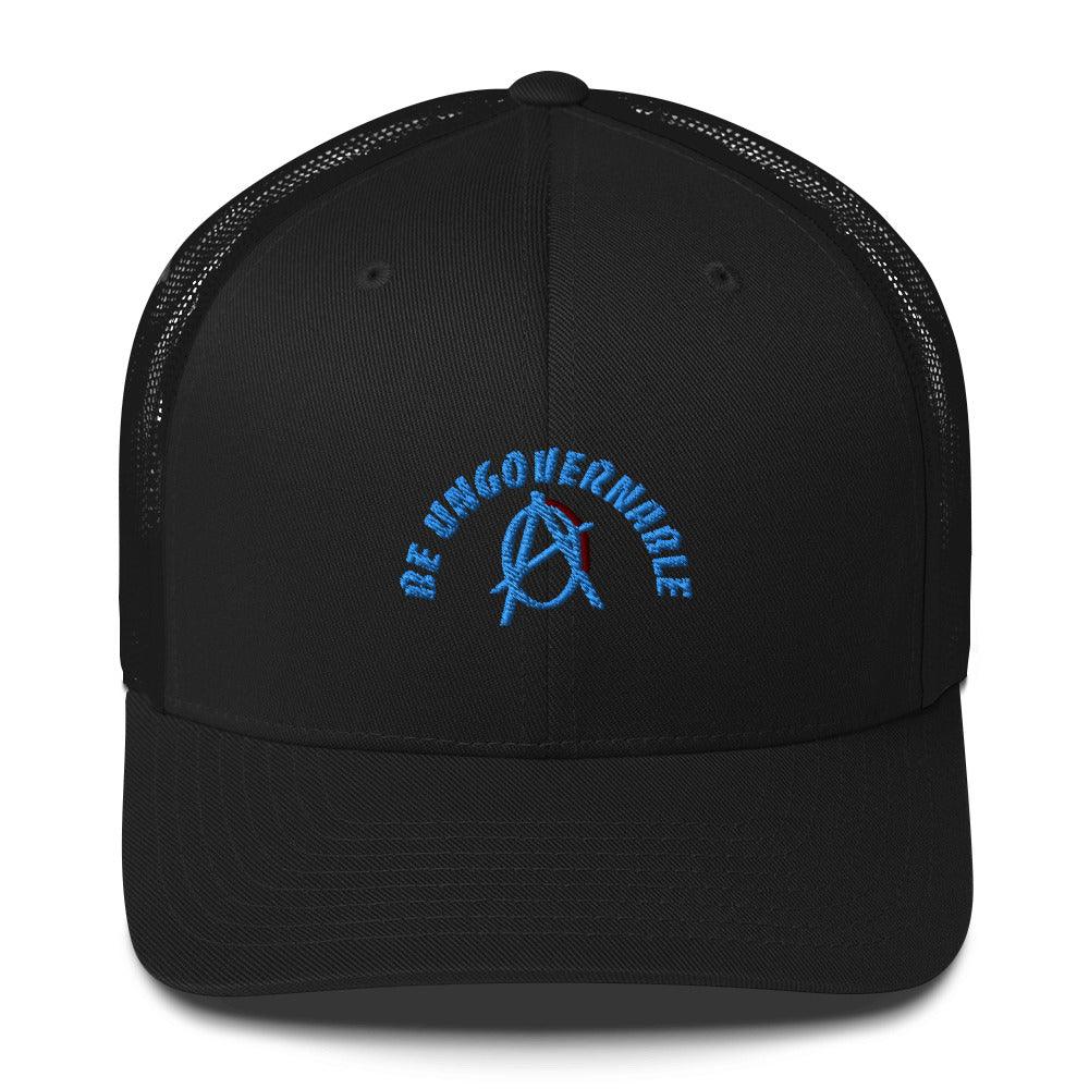 Anarchy Wear "Be Ungovernable" Blue Trucker Cap - AnarchyWear