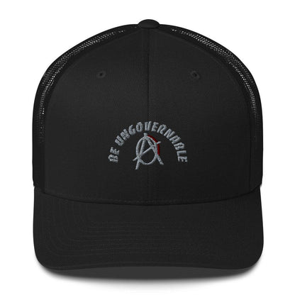Anarchy Wear "Be Ungovernable" Grey Trucker Cap - AnarchyWear