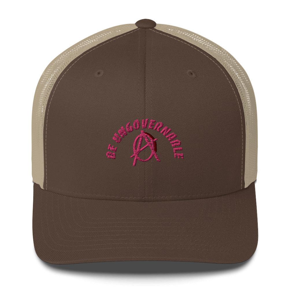 Anarchy Wear "Be Ungovernable" Pink Trucker Cap - AnarchyWear