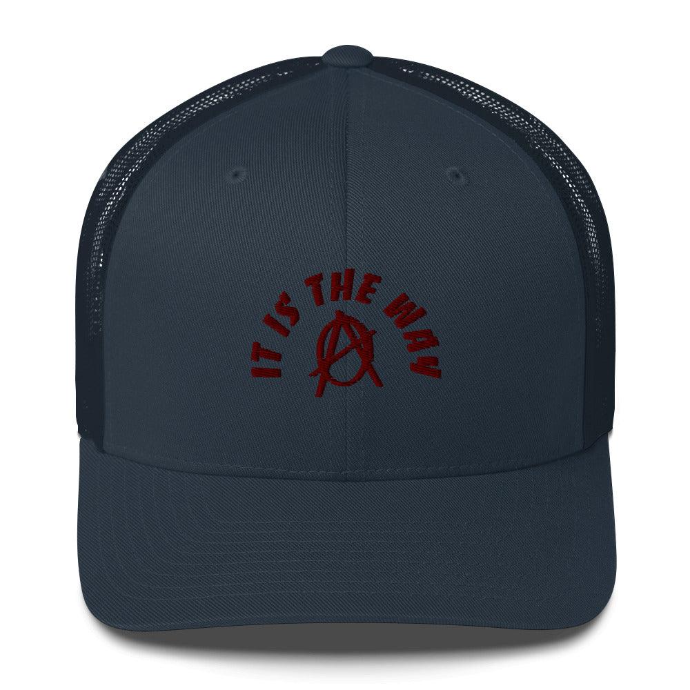 Anarchy Wear "It Is The Way" Red Trucker Cap - AnarchyWear