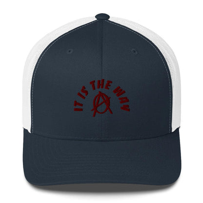 Anarchy Wear "It Is The Way" Red Trucker Cap - AnarchyWear