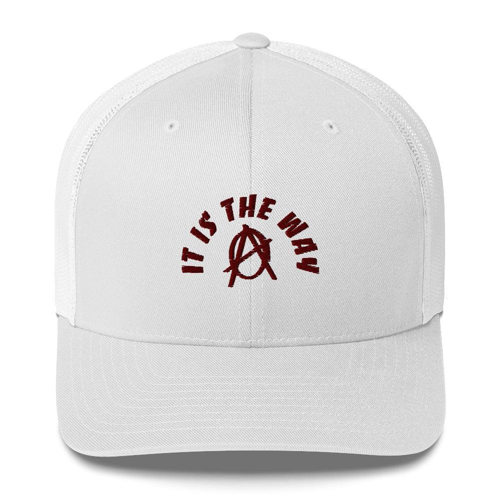 Anarchy Wear "It Is The Way" Red Trucker Cap - AnarchyWear