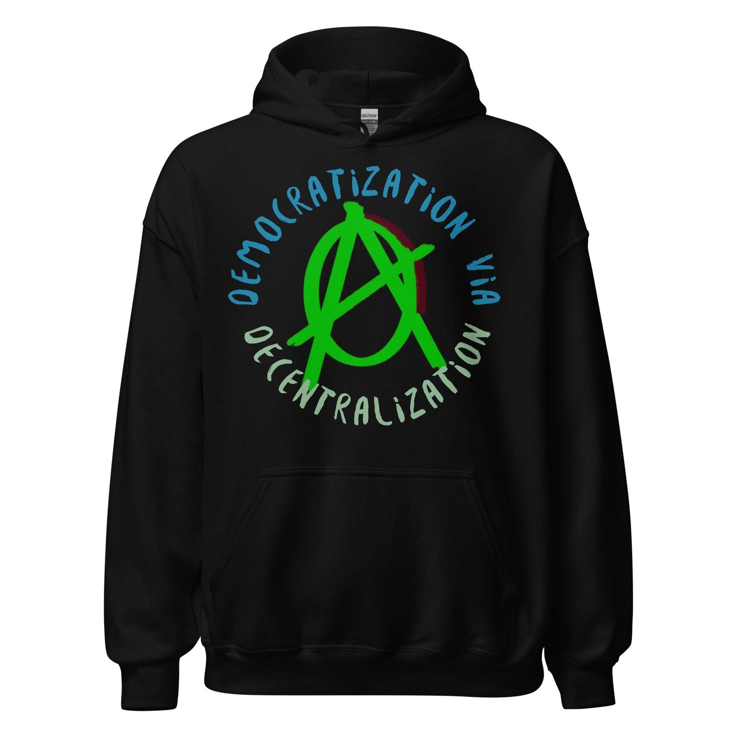 Anarchy Wear Green "Decentralization" Hoodie - AnarchyWear