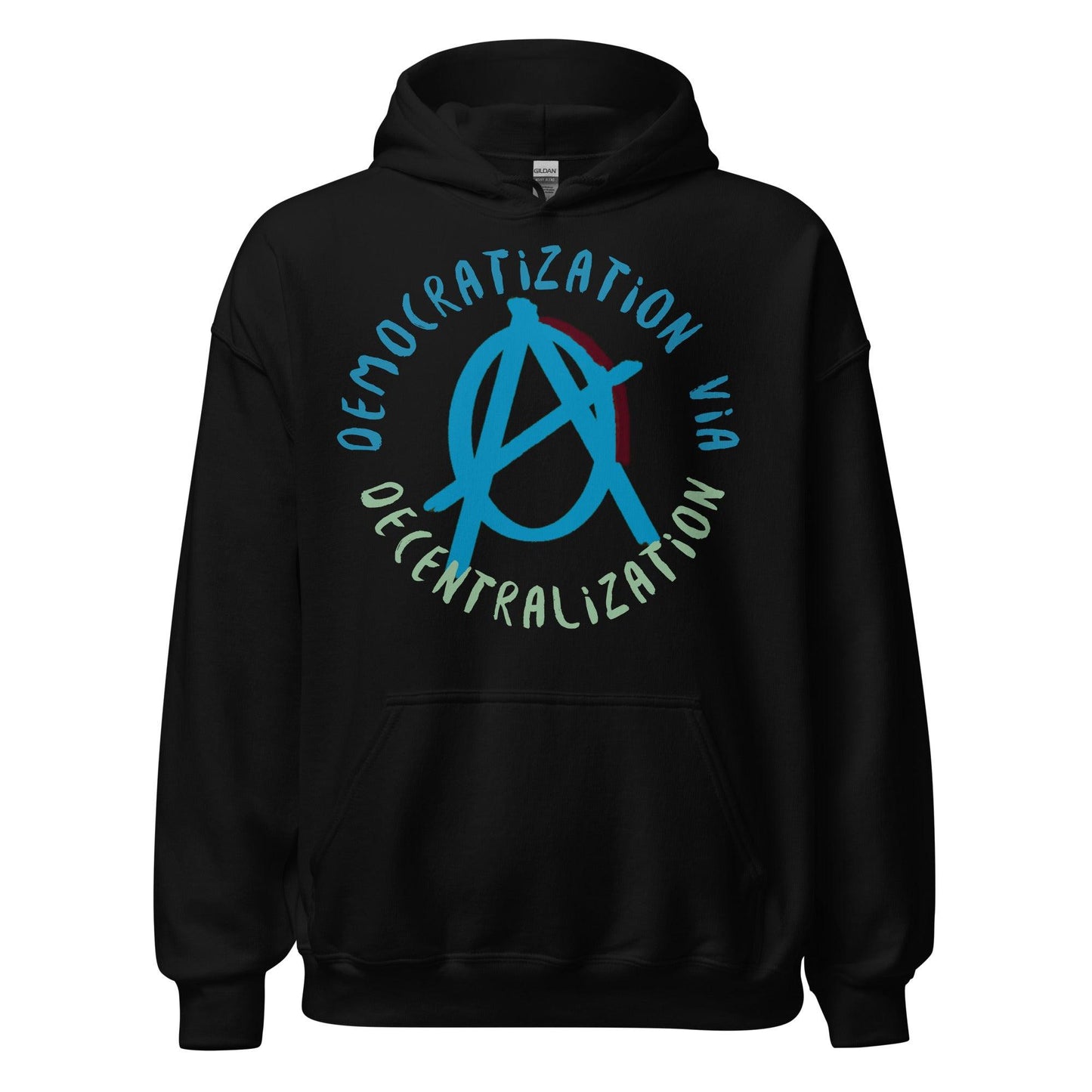 Anarchy Wear Blue "Decentralization" Hoodie - AnarchyWear
