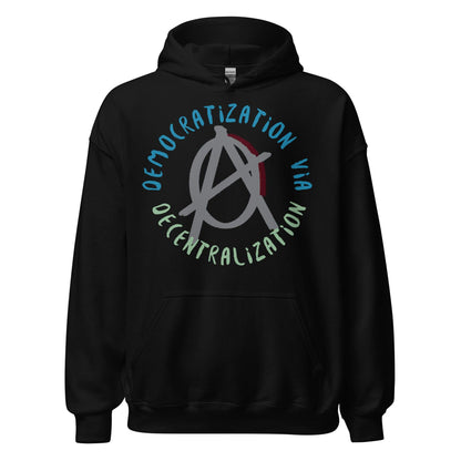 Anarchy Wear Agora Grey "Decentralization" Hoodie - AnarchyWear