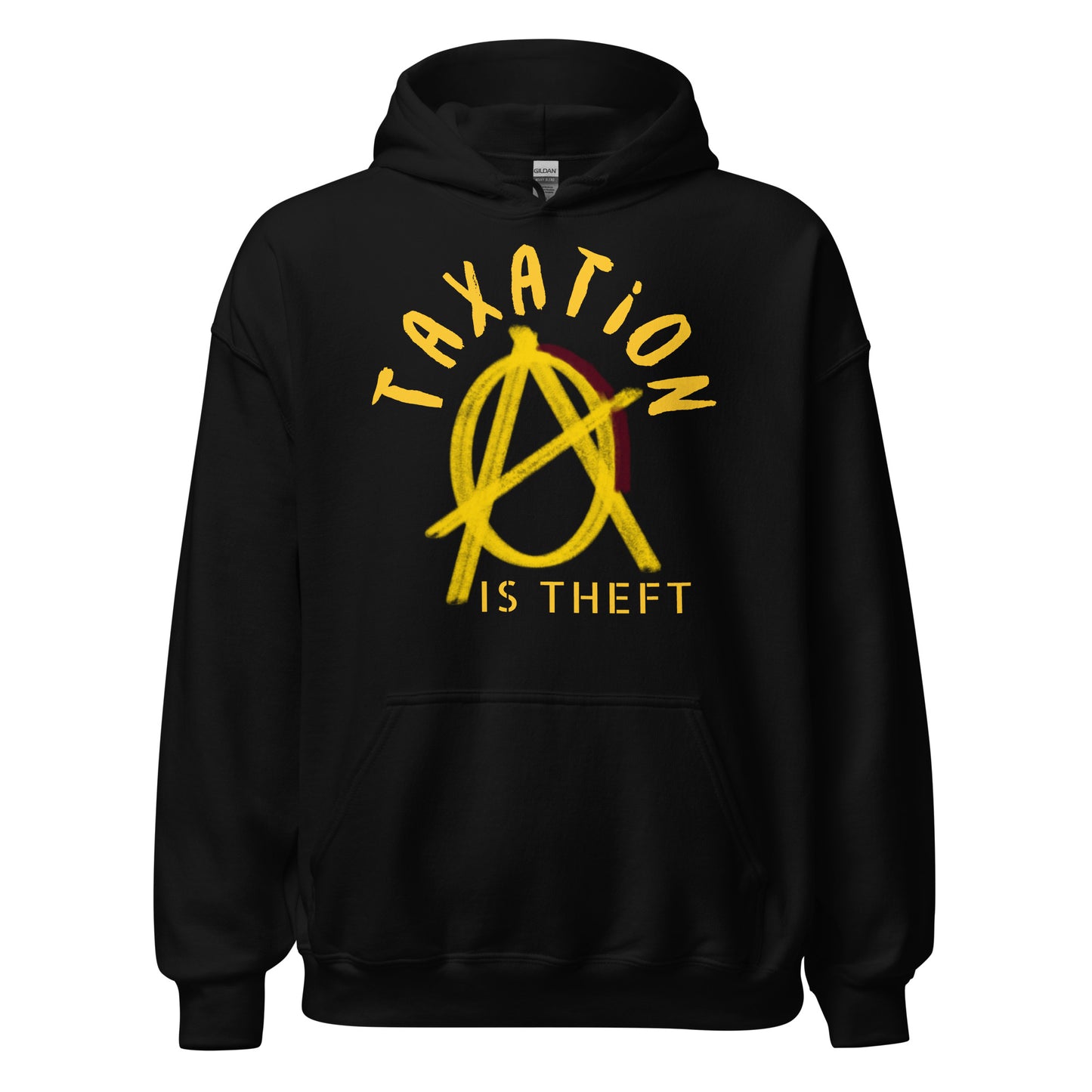 Anarchy Wear Gold "Taxation Is Theft" Hoodie