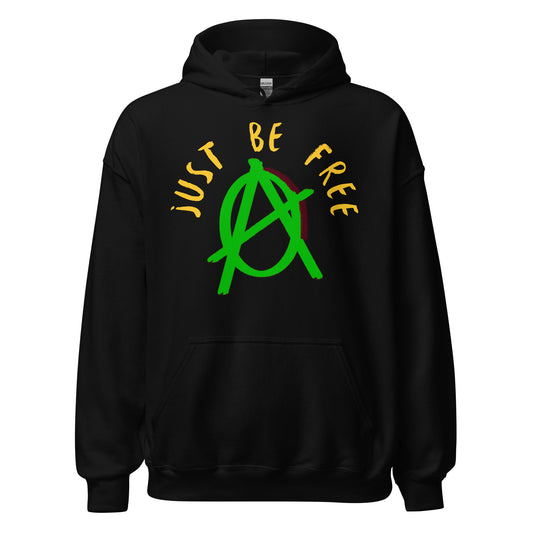 Anarchy Wear Green "Just Be Free" Hoodie