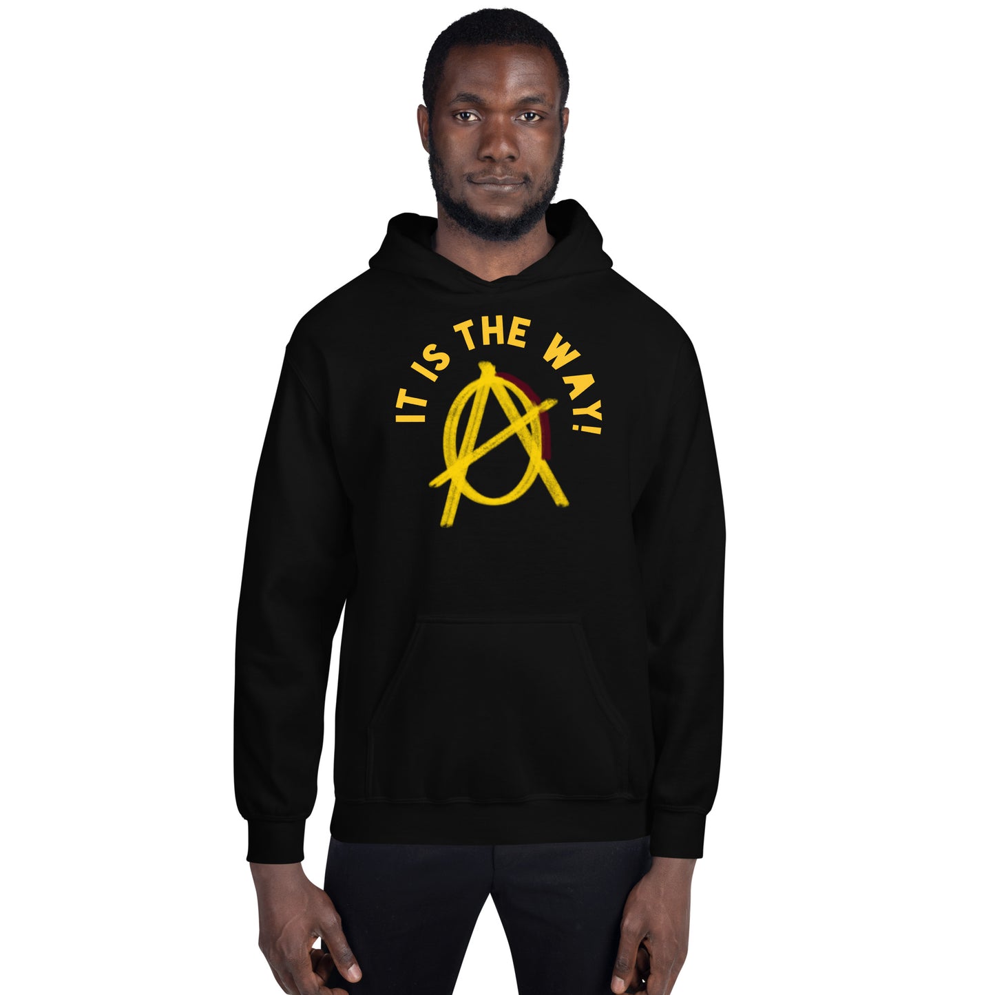 Anarchy Wear "It Is The Way" Gold Unisex Hoodie