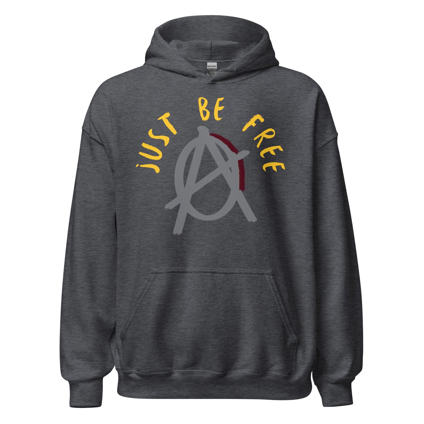 Anarchy Wear Agora Grey "Just Be Free" Hoodie