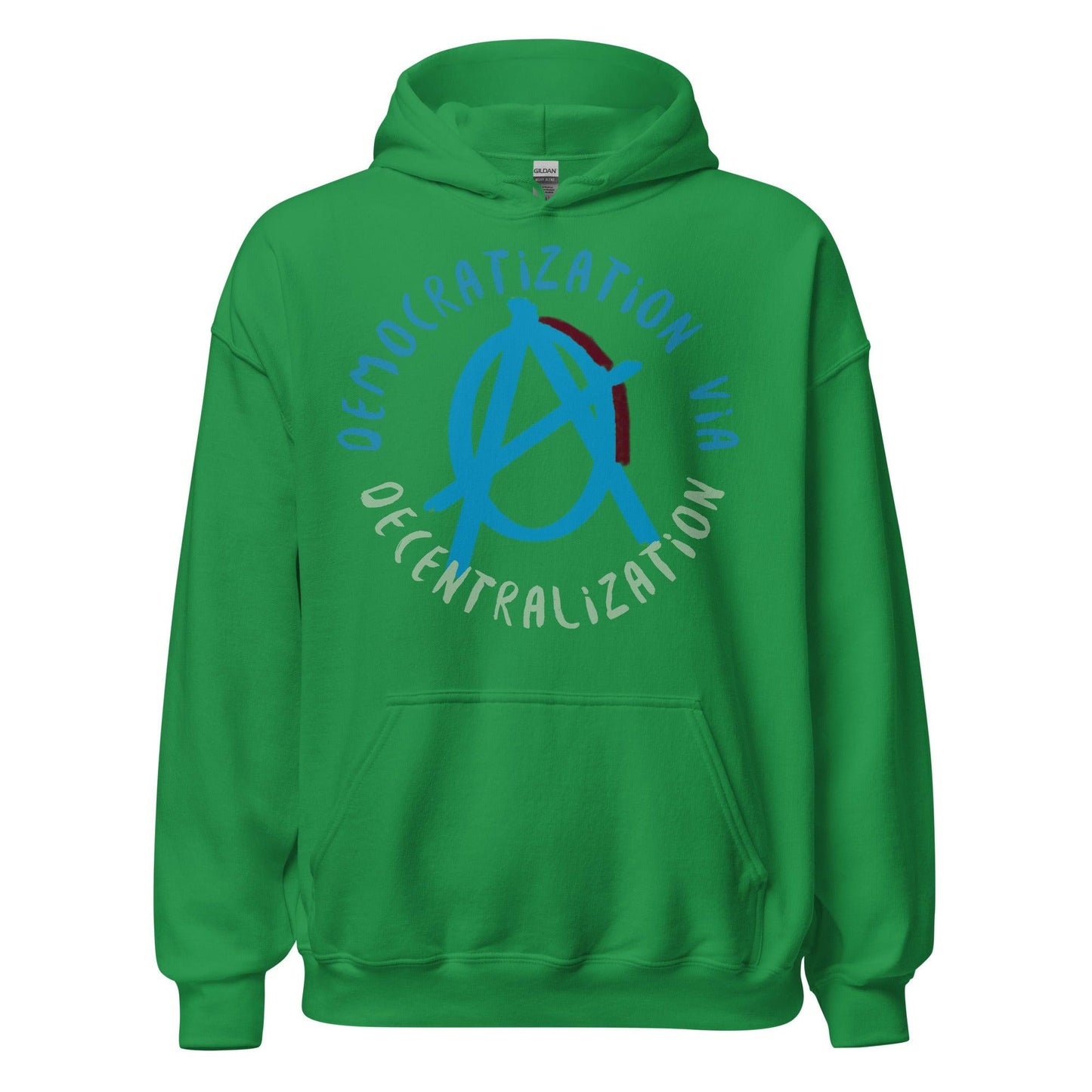 Anarchy Wear Blue "Decentralization" Hoodie - AnarchyWear