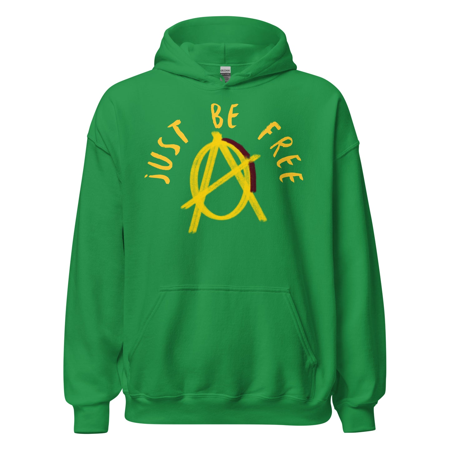 Anarchy Wear Gold "Just Be Free" Hoodie