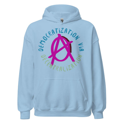 Anarchy Wear Pink "Decentralization" Hoodie - AnarchyWear