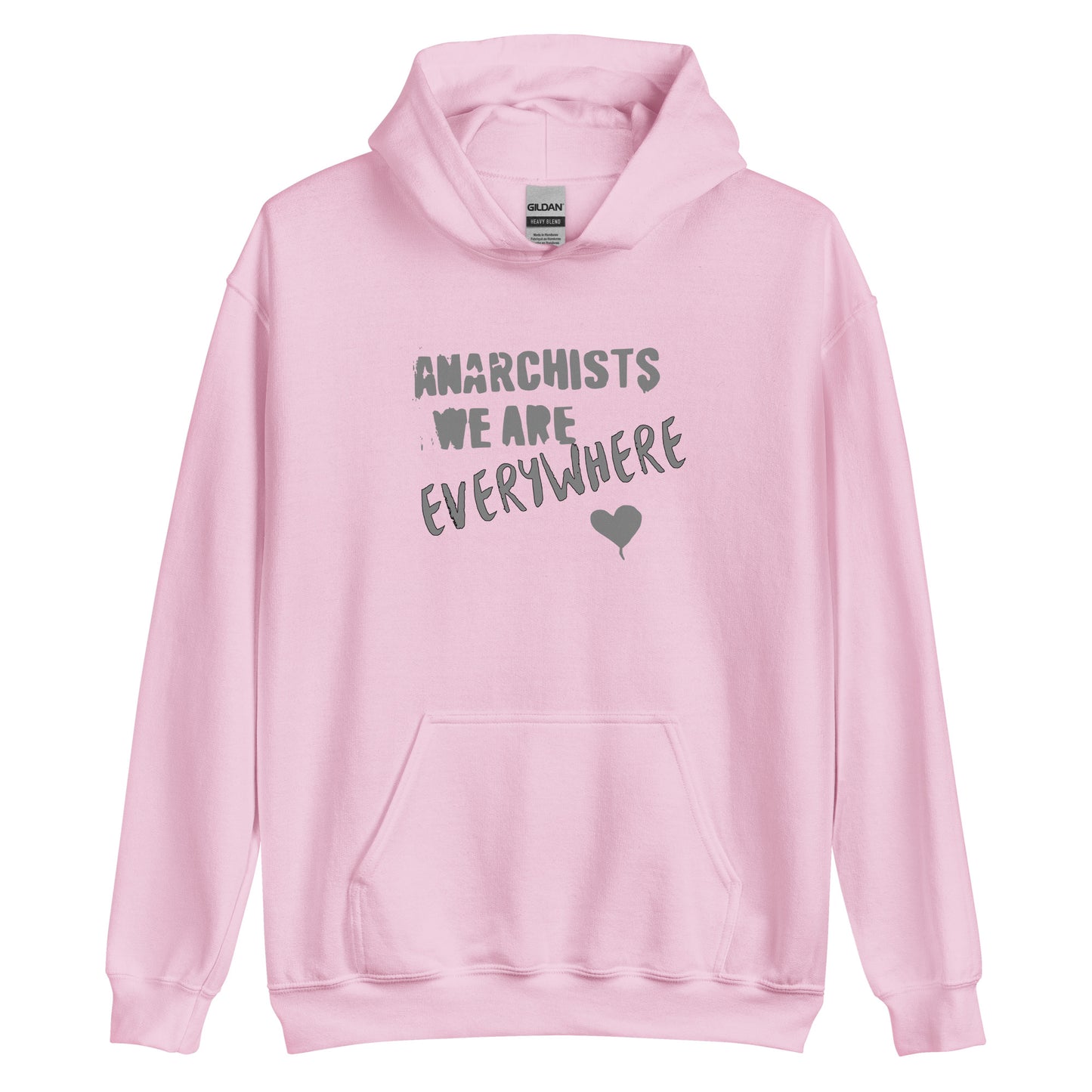 Anarchy Wear "We Are Every Where" Agora Grey Unisex Hoodie