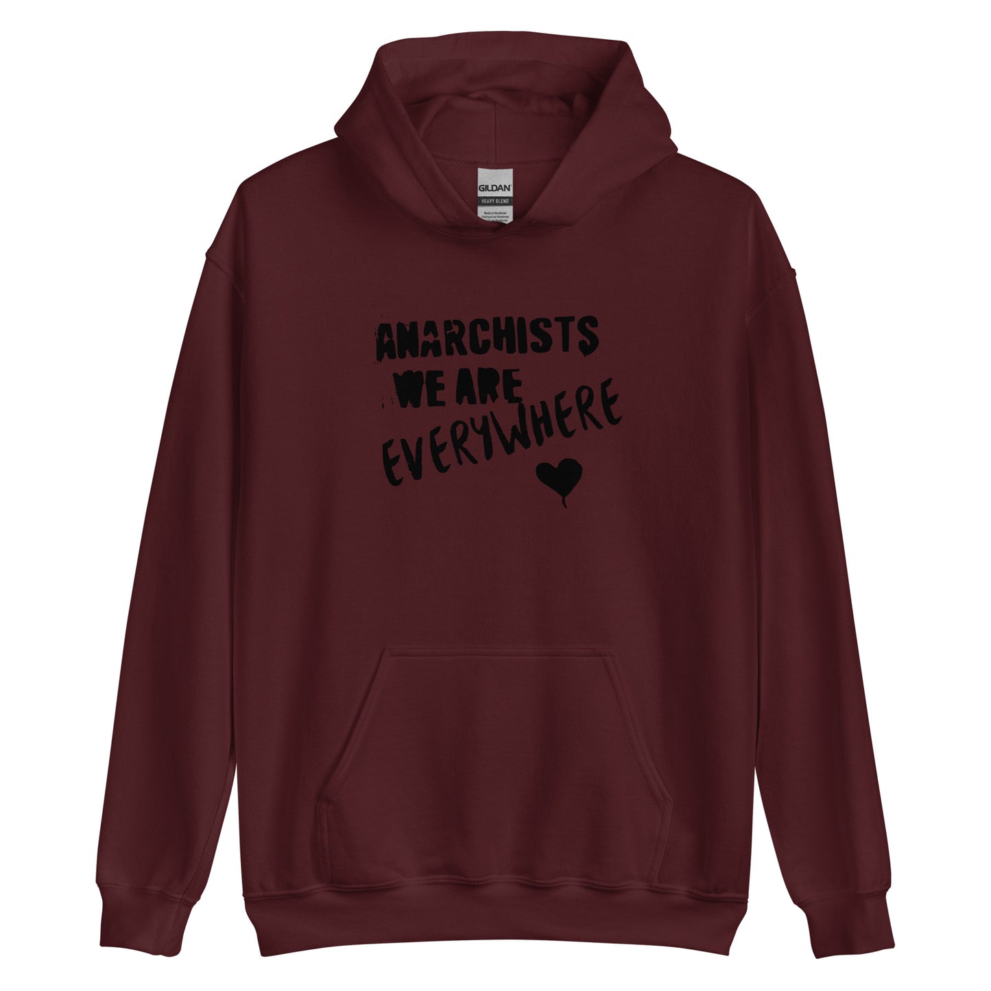 Anarchy Wear "We Are Every Where" Black Unisex Hoodie