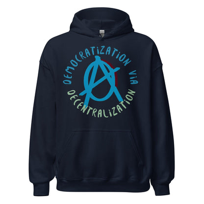 Anarchy Wear Blue "Decentralization" Hoodie - AnarchyWear