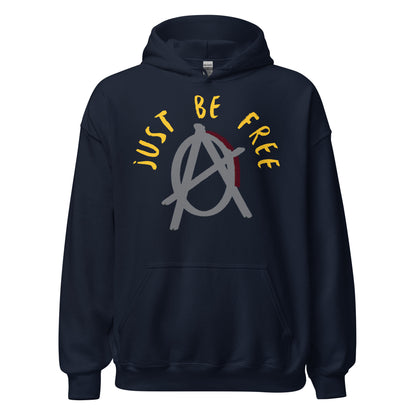 Anarchy Wear Agora Grey "Just Be Free" Hoodie