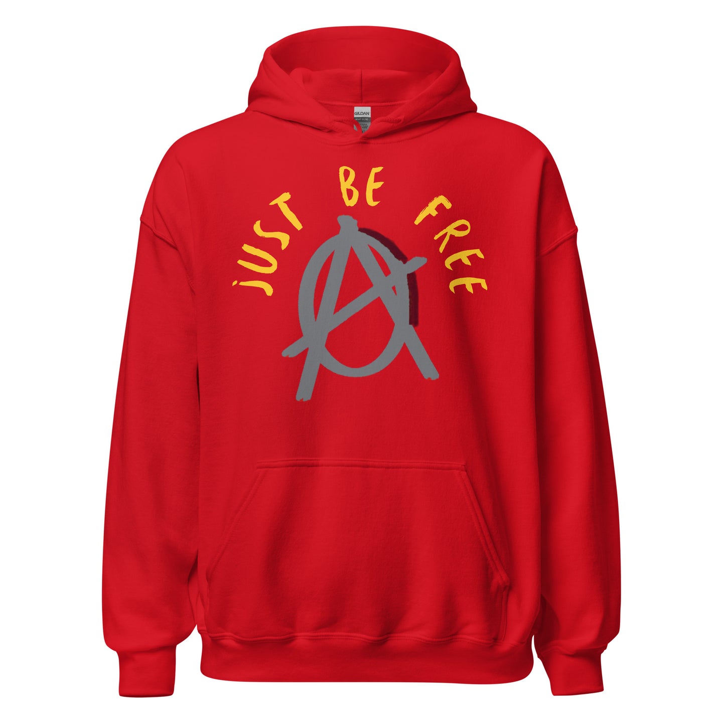 Anarchy Wear Agora Grey "Just Be Free" Hoodie