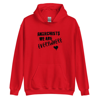 Anarchy Wear "We Are Every Where" Black Unisex Hoodie