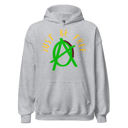 Anarchy Wear Green "Just Be Free" Hoodie