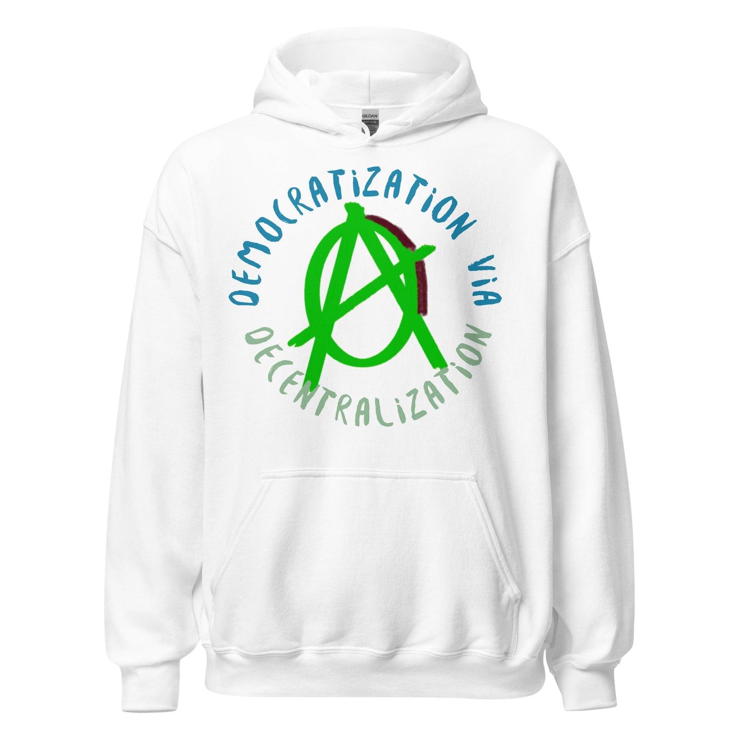 Anarchy Wear Green "Decentralization" Hoodie - AnarchyWear