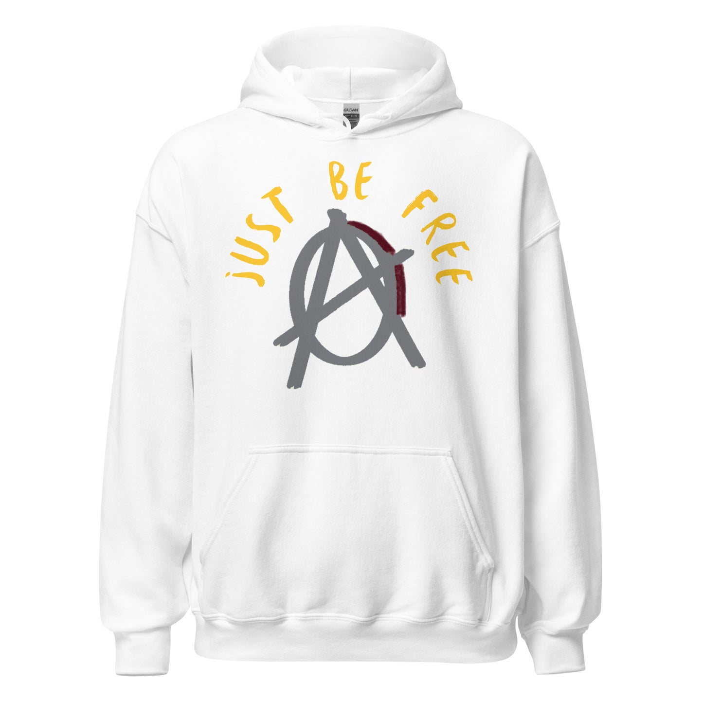 Anarchy Wear Agora Grey "Just Be Free" Hoodie