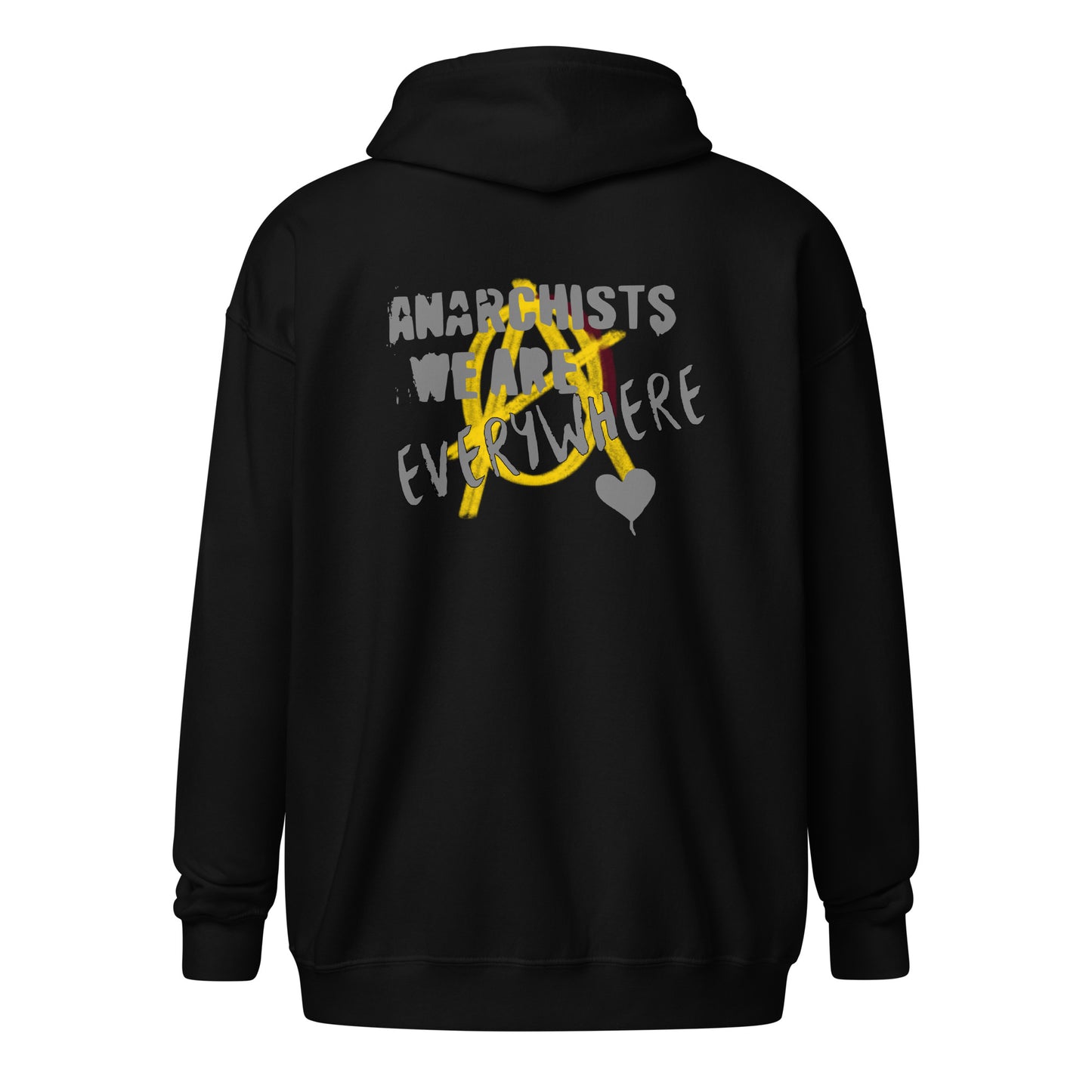 Anarchy Wear "We Are Every Where" Heavy Blend Zip Hoodie