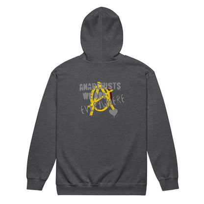 Anarchy Wear "We Are Every Where" Heavy Blend Zip Hoodie