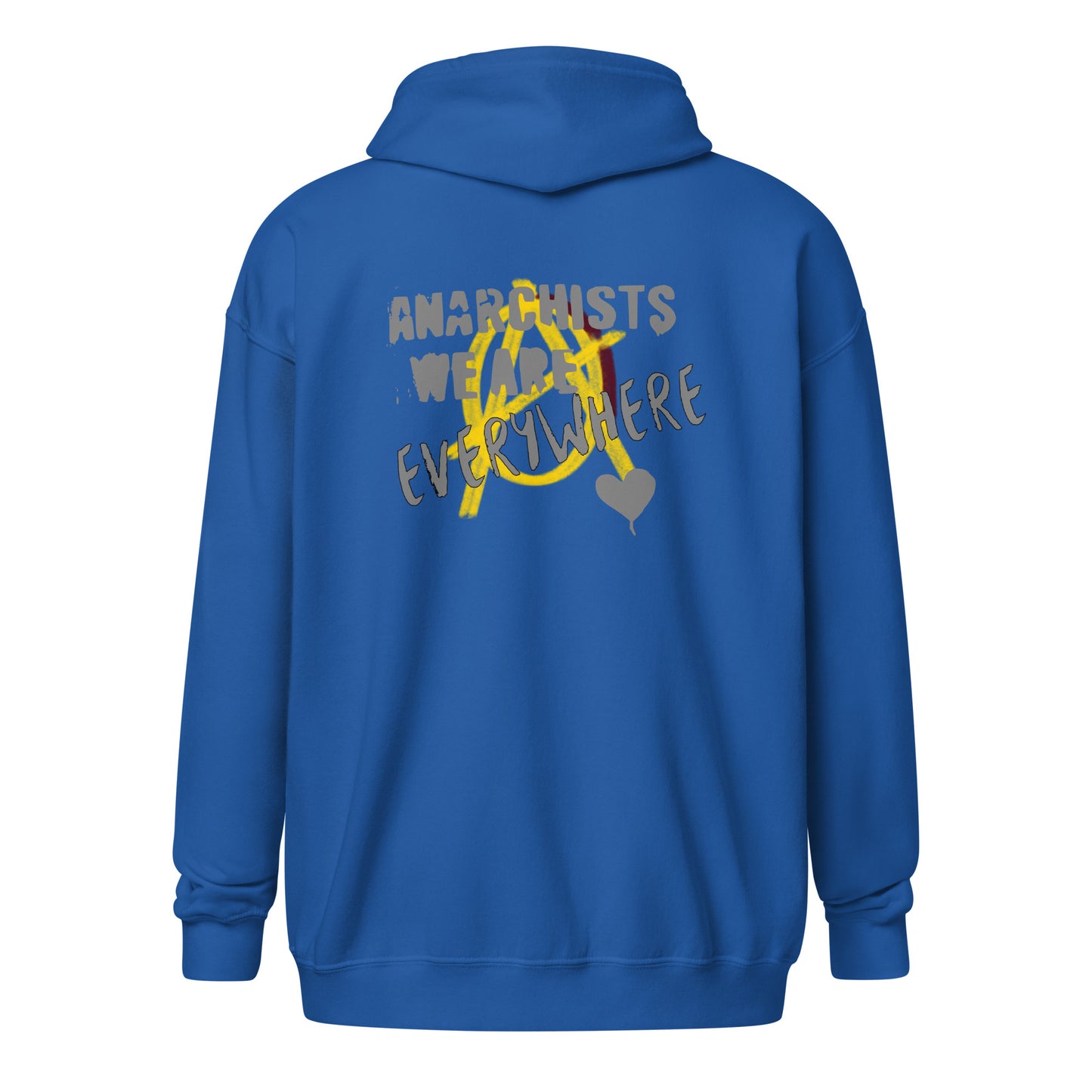 Anarchy Wear "We Are Every Where" Heavy Blend Zip Hoodie