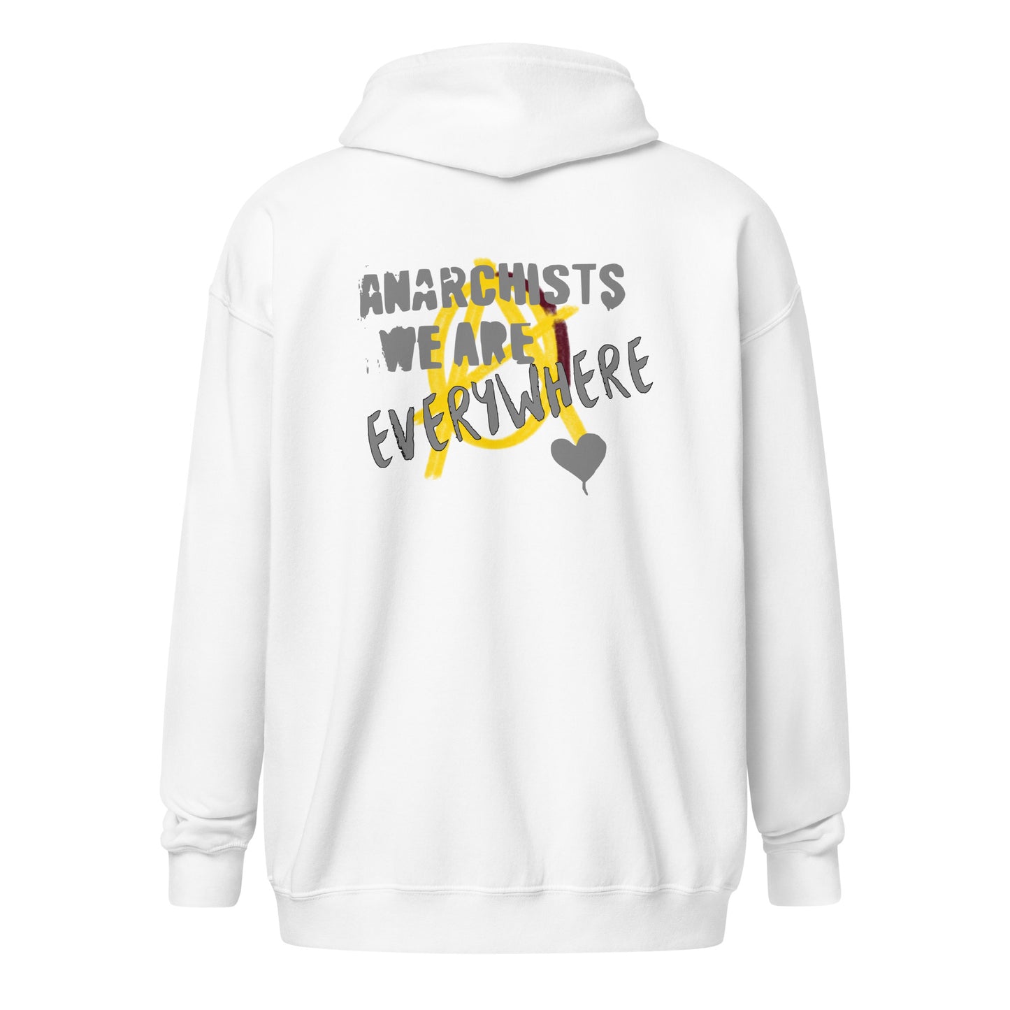 Anarchy Wear "We Are Every Where" Heavy Blend Zip Hoodie