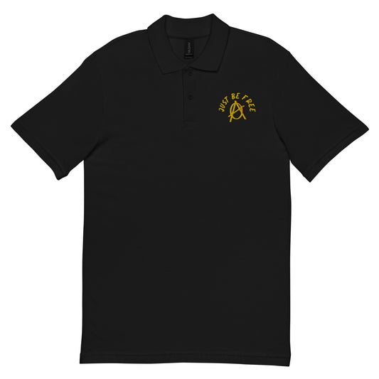 Anarchy Wear "Just Be Free" Unisex pique polo shirt