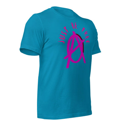 Anarchy Wear "Just Be Free" Pink Unisex t-shirt - AnarchyWear