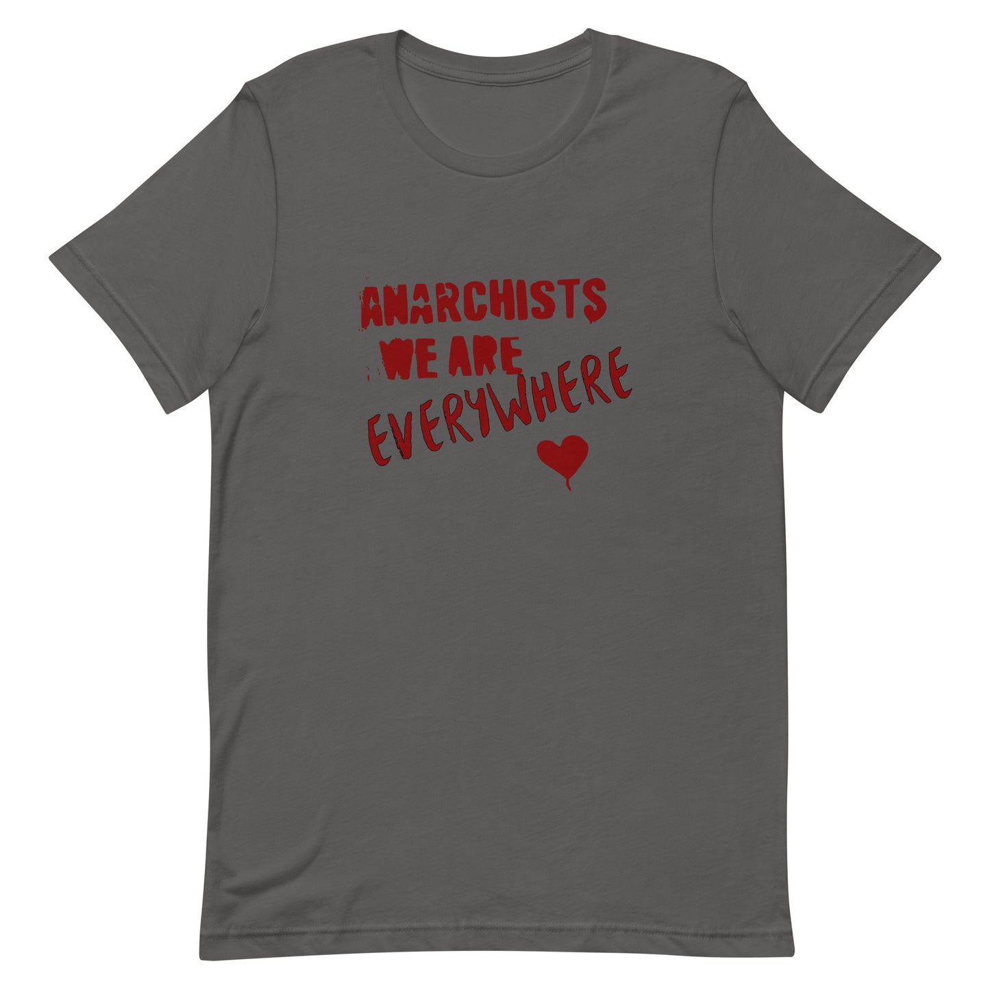Anarchy Wear "We Are Every Where" Red Unisex t-shirt