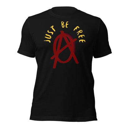 Anarchy Wear "Just Be Free" Red Unisex t-shirt - AnarchyWear