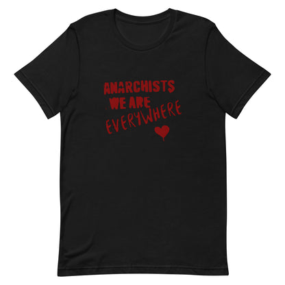 Anarchy Wear "We Are Every Where" Red Unisex t-shirt