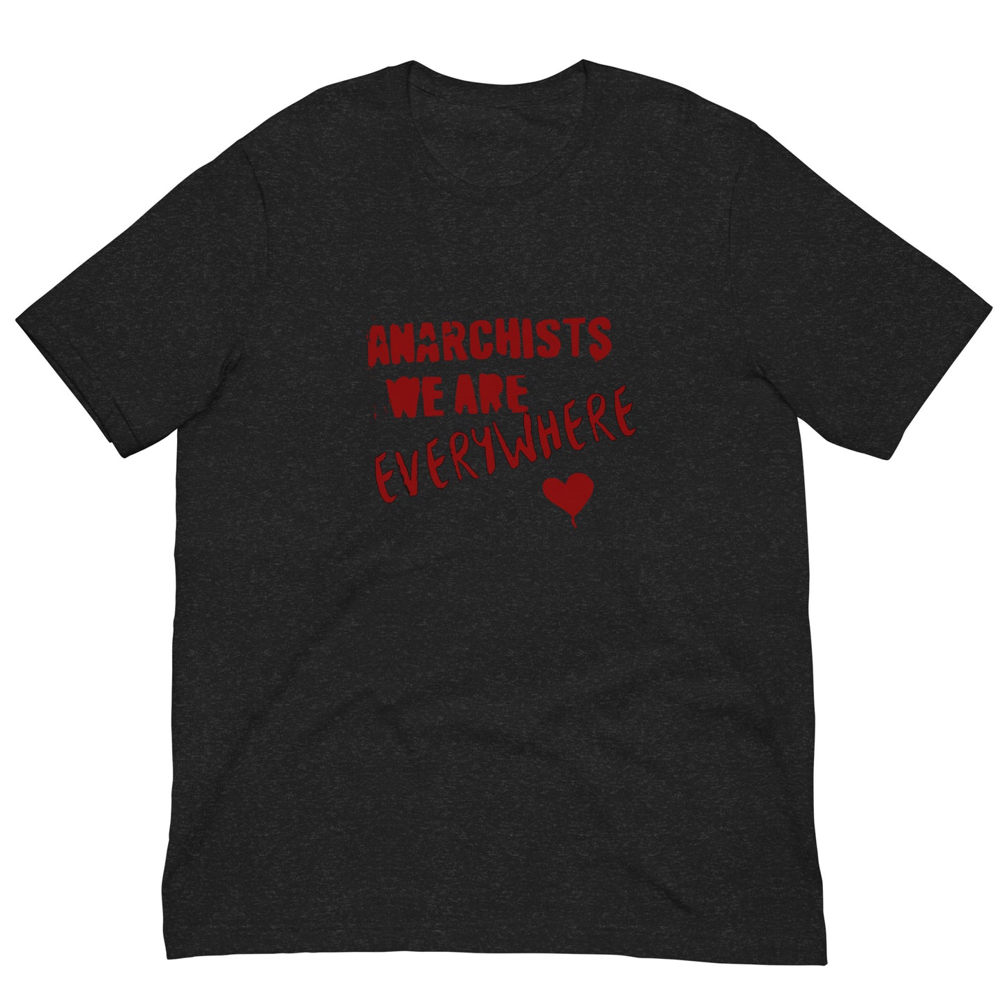 Anarchy Wear "We Are Every Where" Red Unisex t-shirt