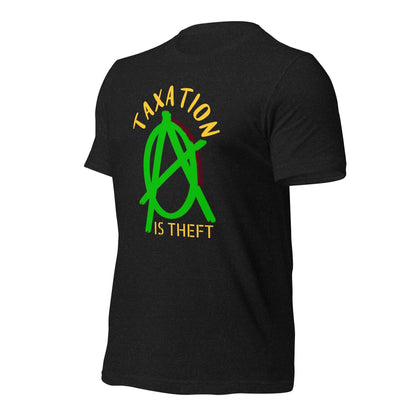 Anarchy Wear Green "Taxation Is Theft" Unisex t-shirt - AnarchyWear