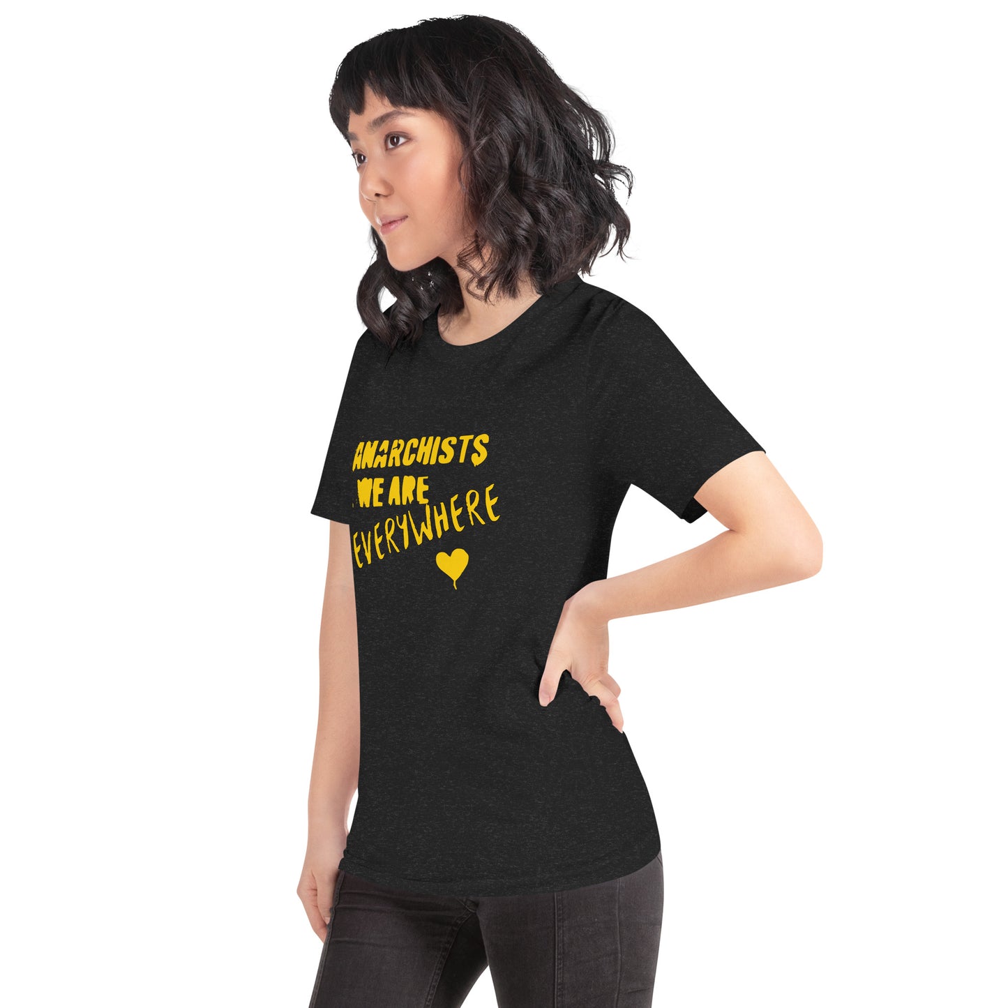 Anarchy Wear "We Are Every Where" Gold Unisex t-shirt