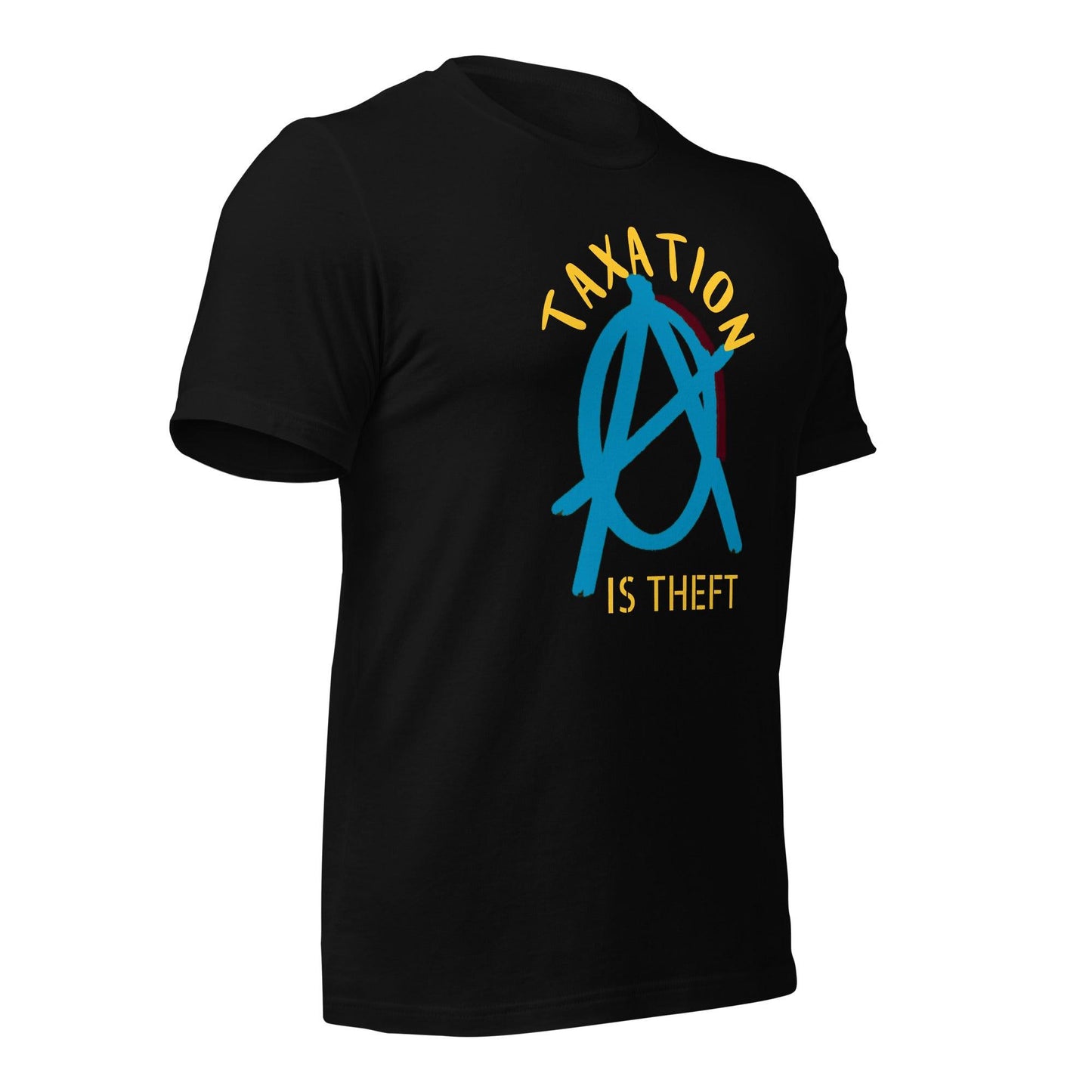 Anarchy Wear Blue "Taxation Is Theft" Unisex t-shirt - AnarchyWear