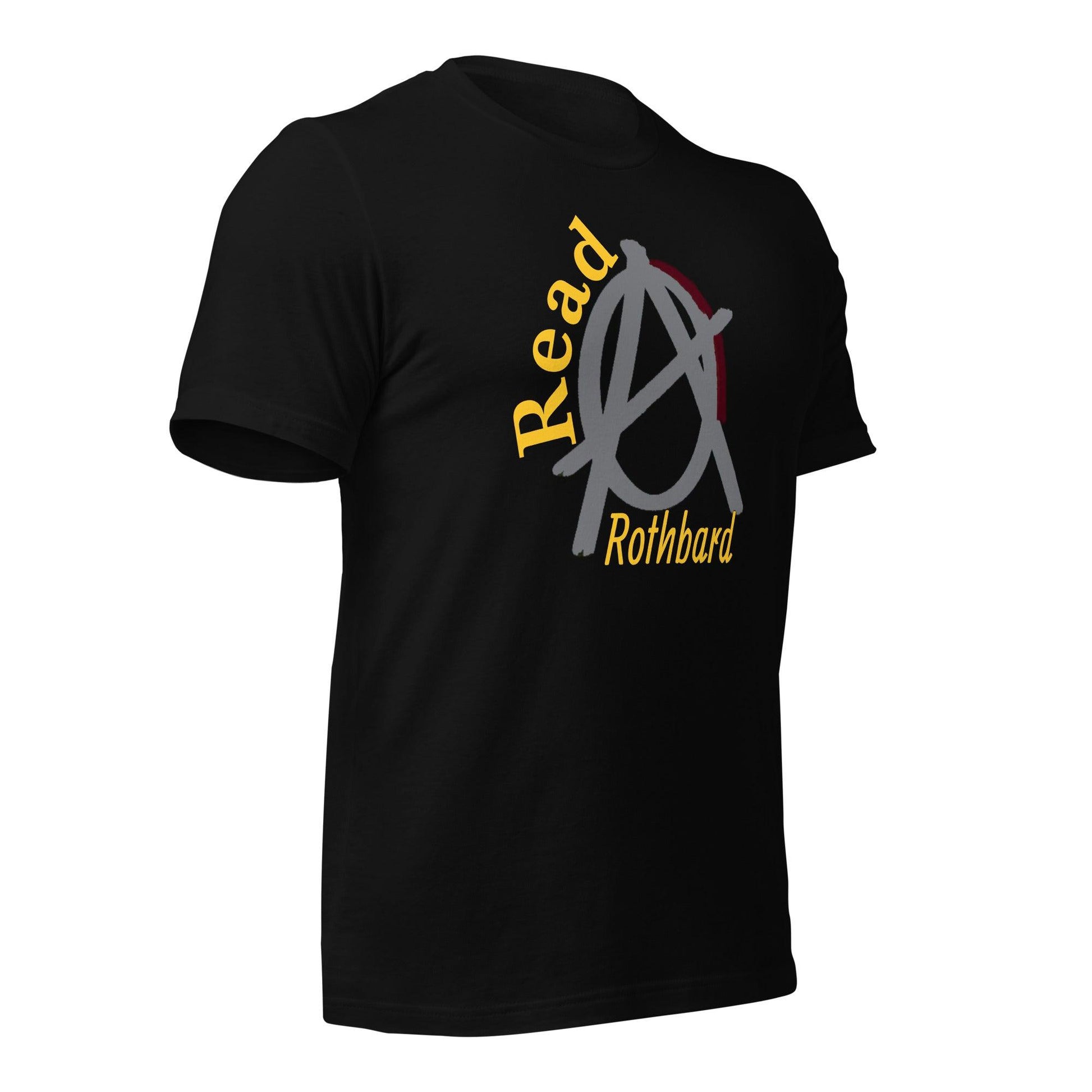 Anarchy Wear Agora Grey "Read Rothbard" Unisex t-shirt - AnarchyWear