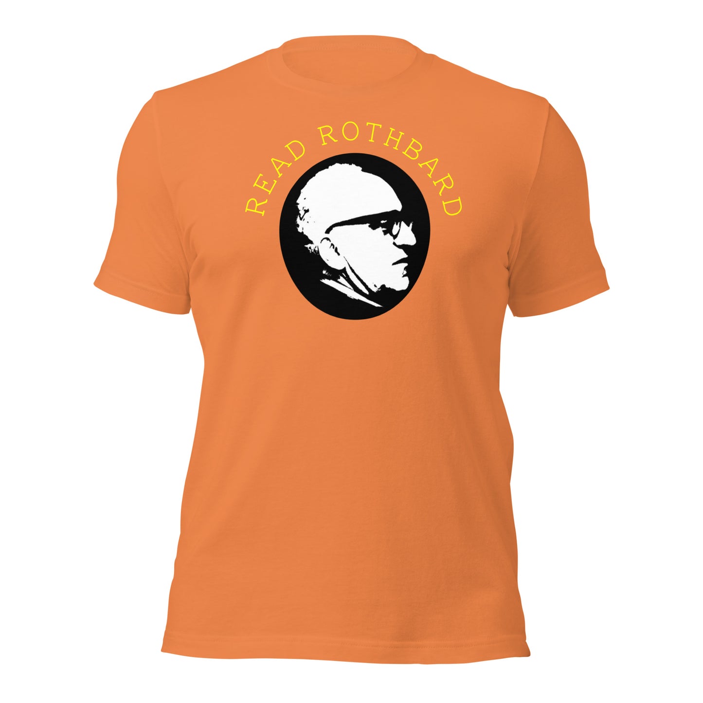 Anarchy Wear Gold on Pastels "Read Rothbard" Unisex t-shirt