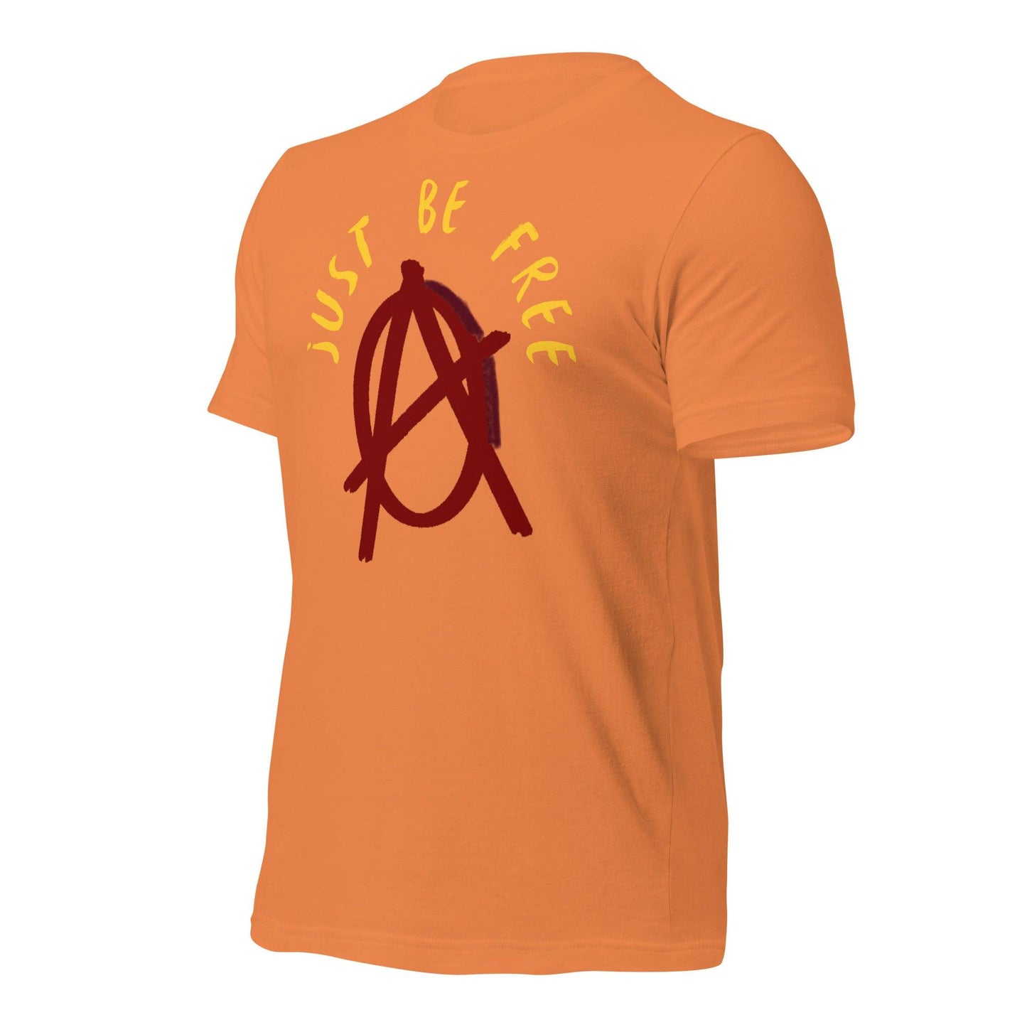 Anarchy Wear "Just Be Free" Red Pastels Unisex t-shirt - AnarchyWear