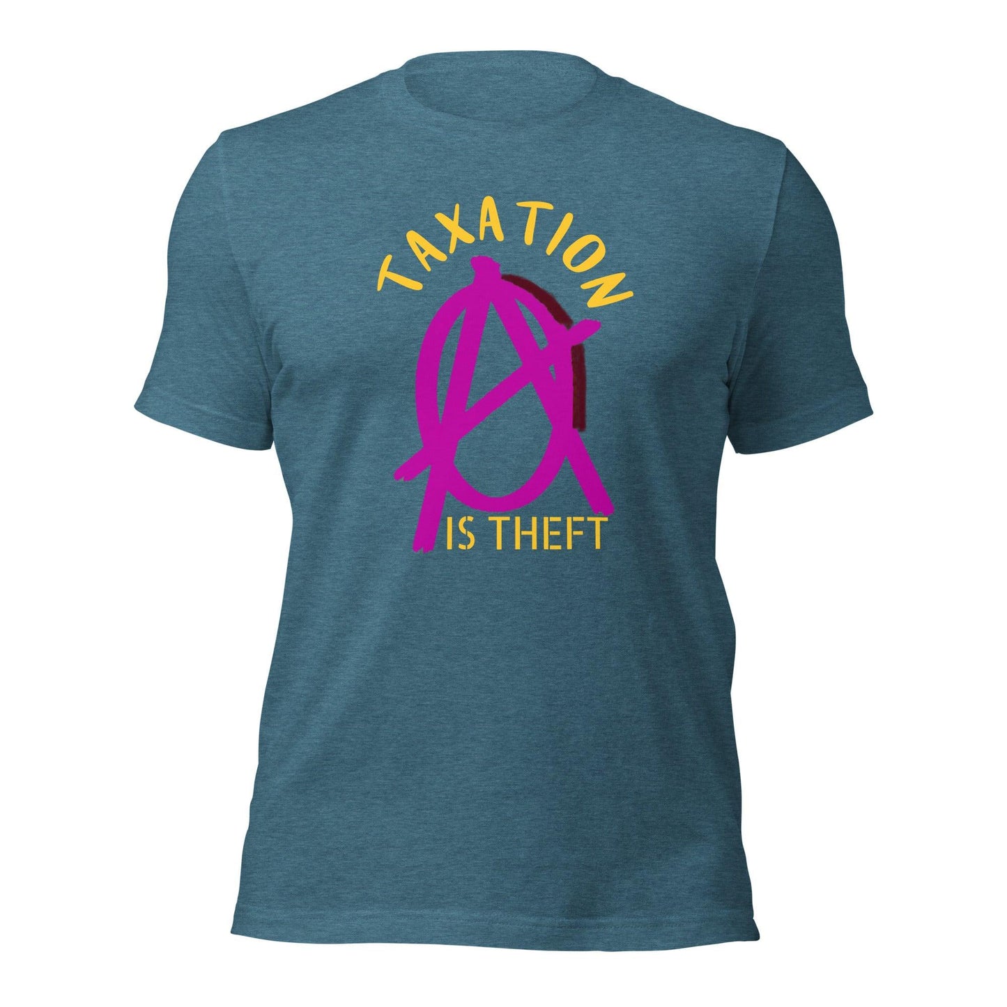 Anarchy Wear Pink "Taxation Is Theft" Unisex t-shirt - AnarchyWear