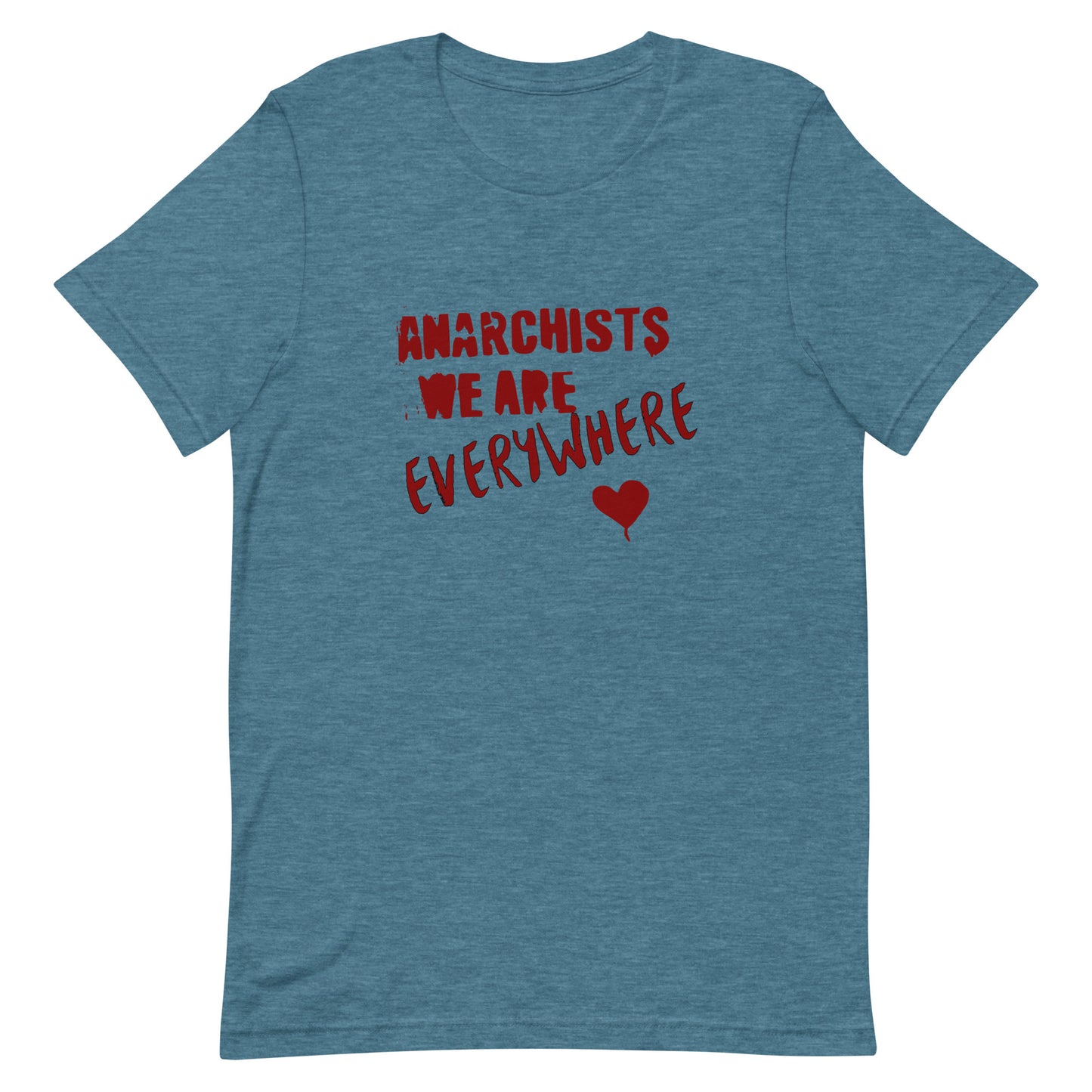 Anarchy Wear "We Are Every Where" Red Unisex t-shirt