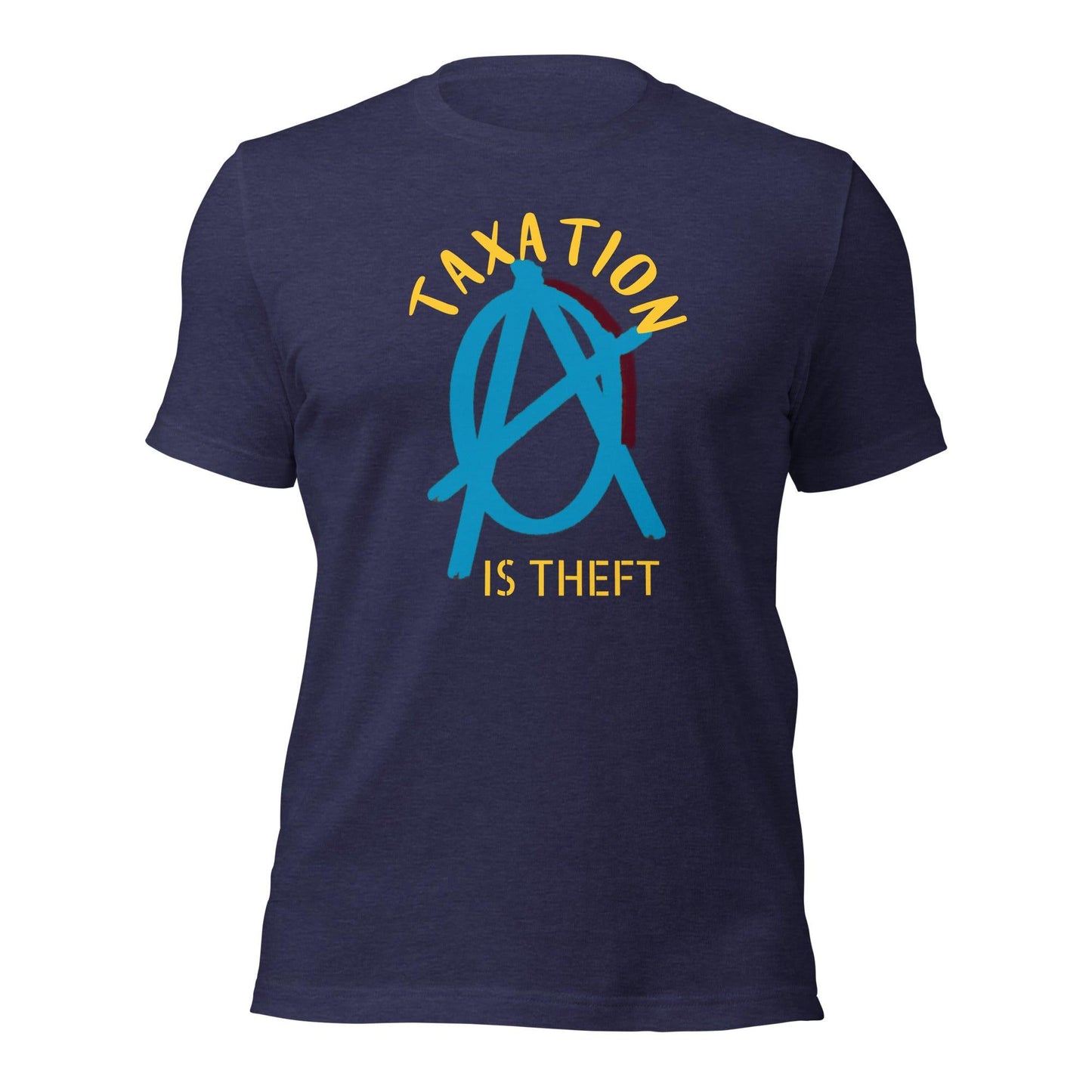 Anarchy Wear Blue "Taxation Is Theft" Unisex t-shirt - AnarchyWear