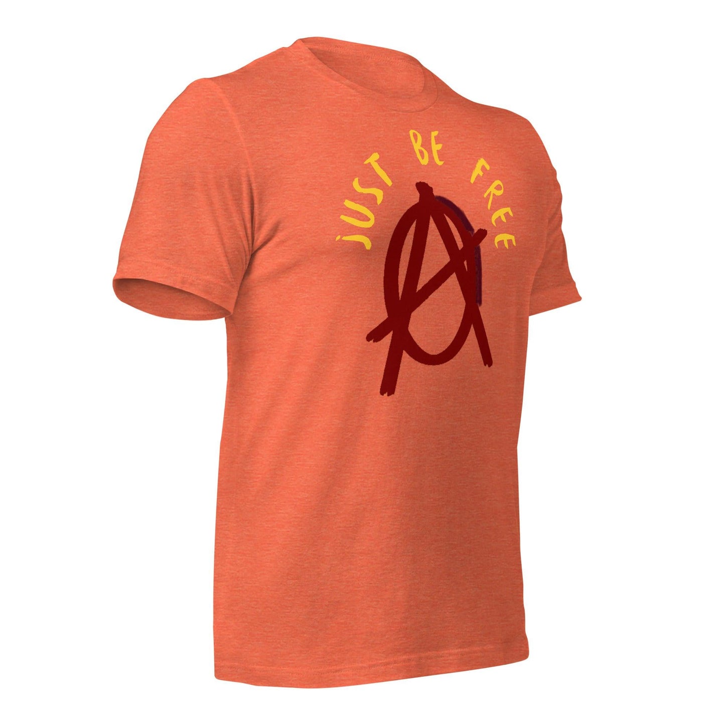 Anarchy Wear "Just Be Free" Red Pastels Unisex t-shirt - AnarchyWear