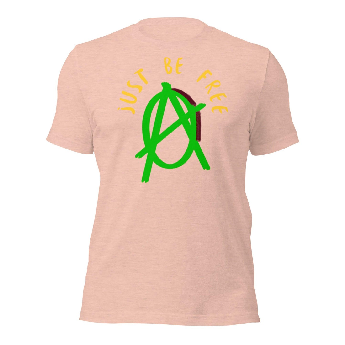 Anarchy Wear "Just Be Free" Green Pastels Unisex t-shirt - AnarchyWear