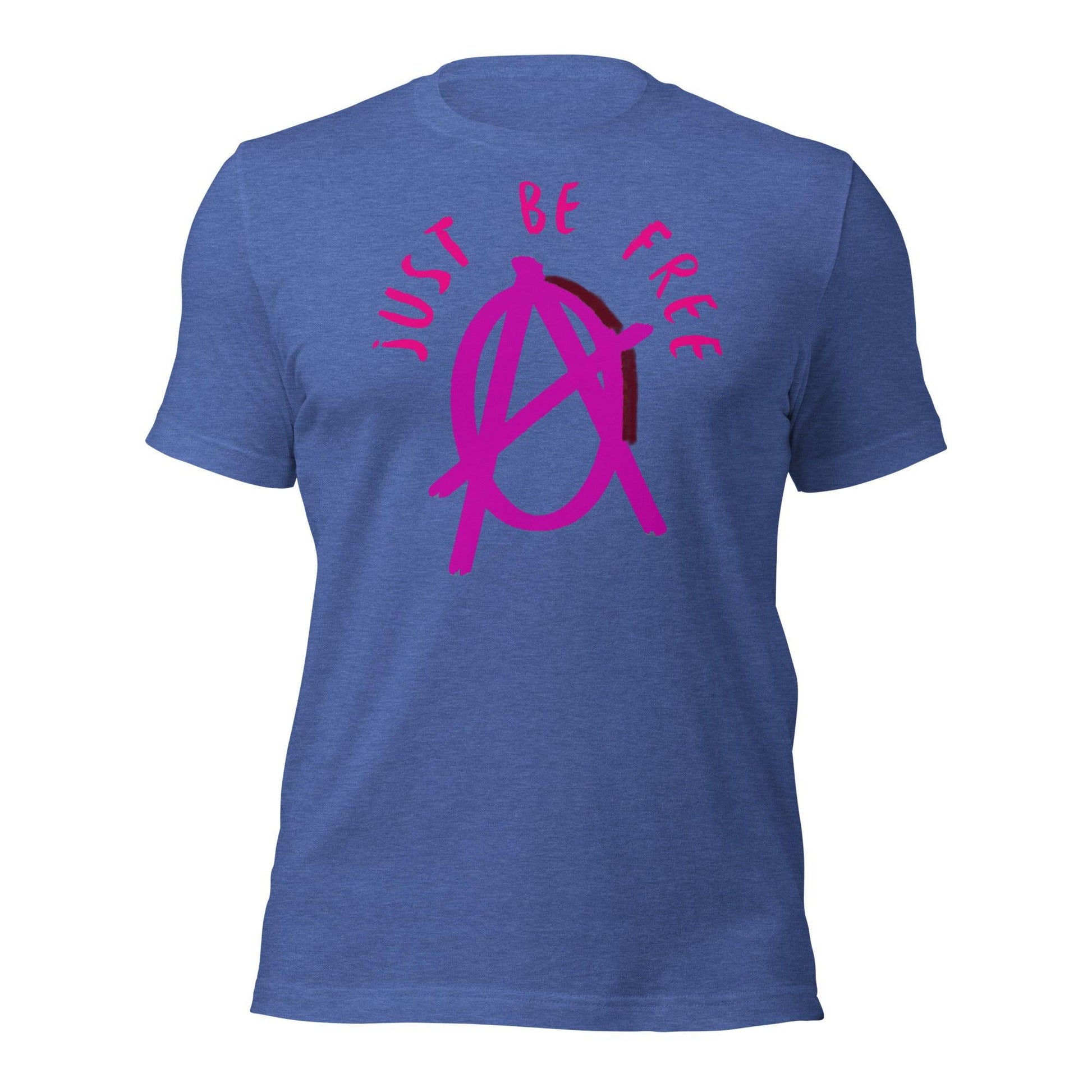 Anarchy Wear "Just Be Free" Pink Unisex t-shirt - AnarchyWear