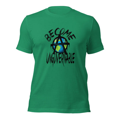 "Become Ungovernable" By @DigitalDuelist Unisex t-shirt - AnarchyWear