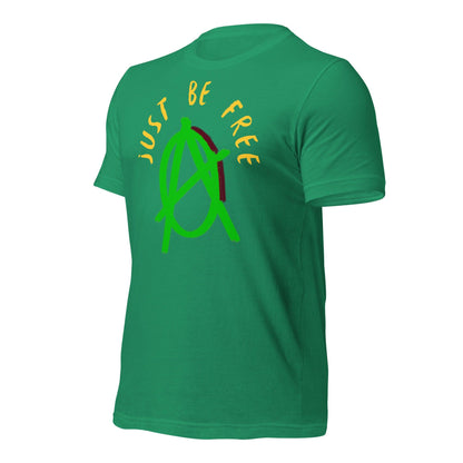 Anarchy Wear "Just Be Free" Green Unisex t-shirt - AnarchyWear